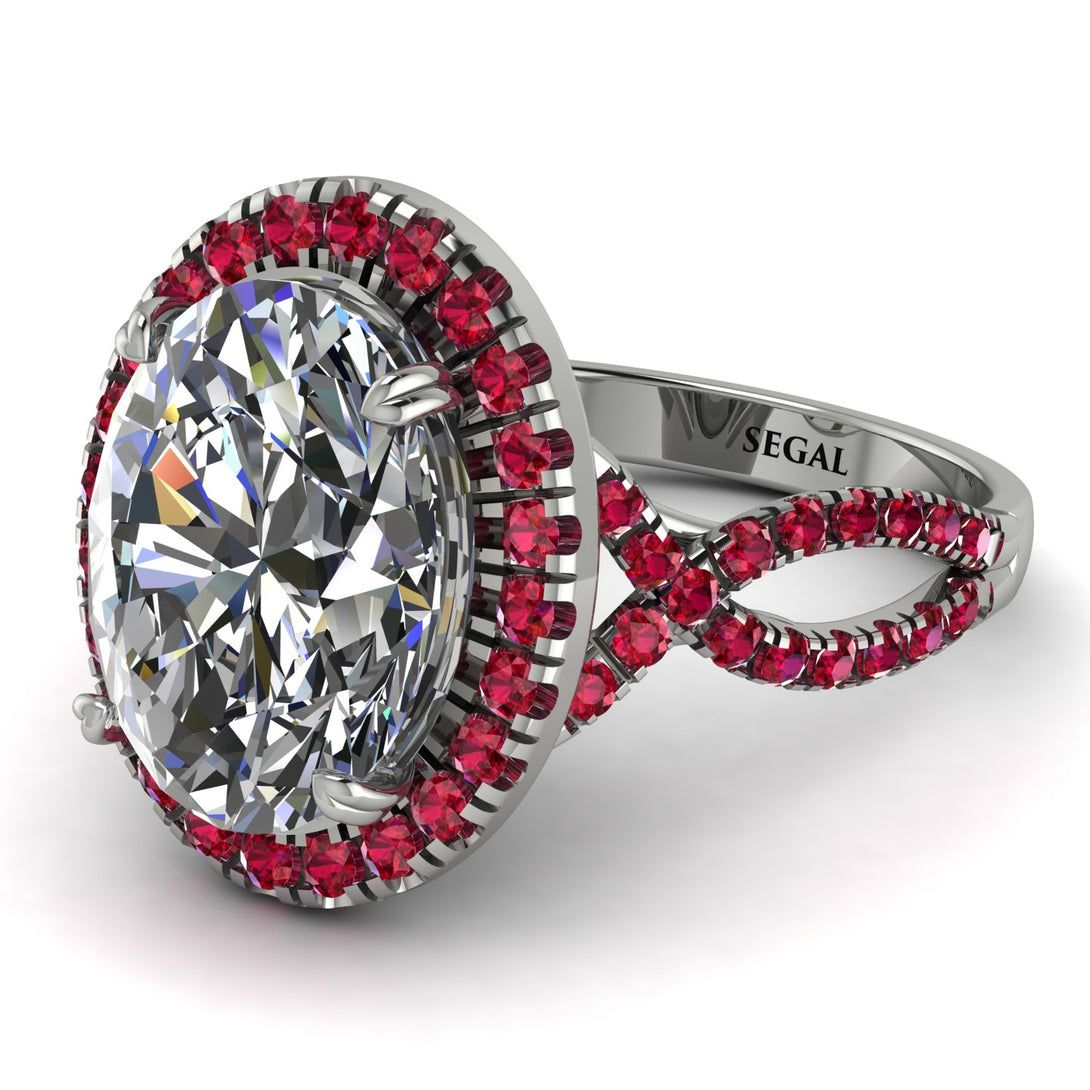 Glamorous Oval Diamond Ring - Jordyn No. 48