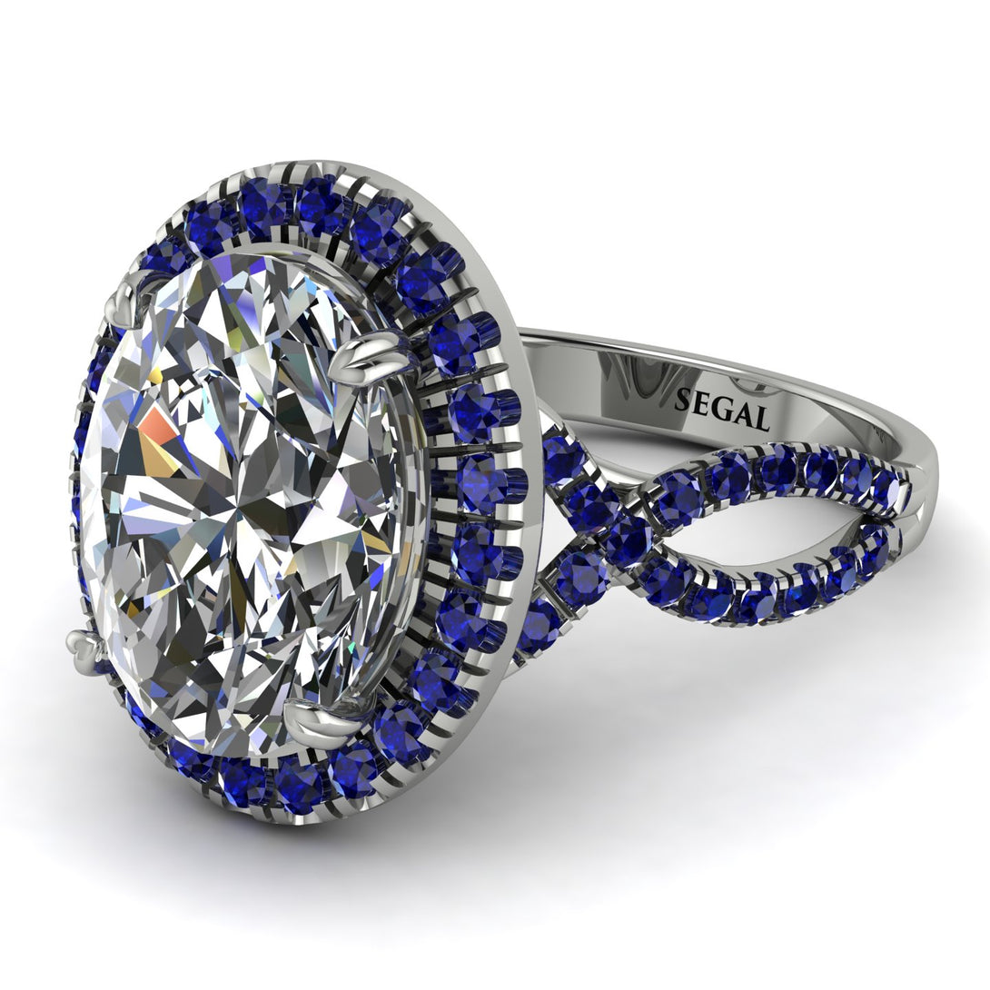 Glamorous Oval Diamond Ring - Jordyn No. 63