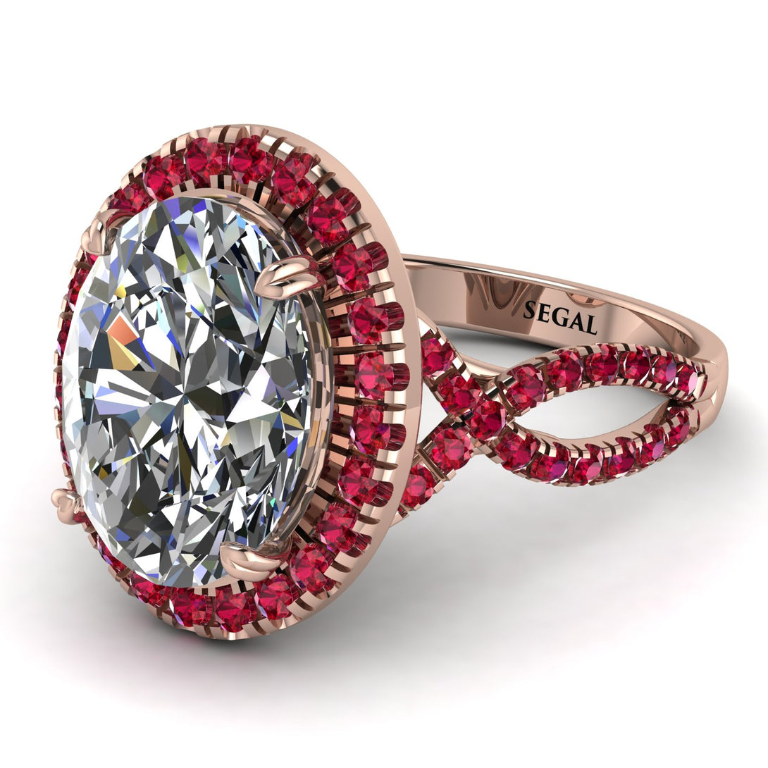 Glamorous Oval Diamond Ring - Jordyn No. 47