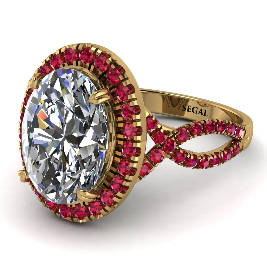 Glamorous Oval Diamond Ring - Jordyn No. 46