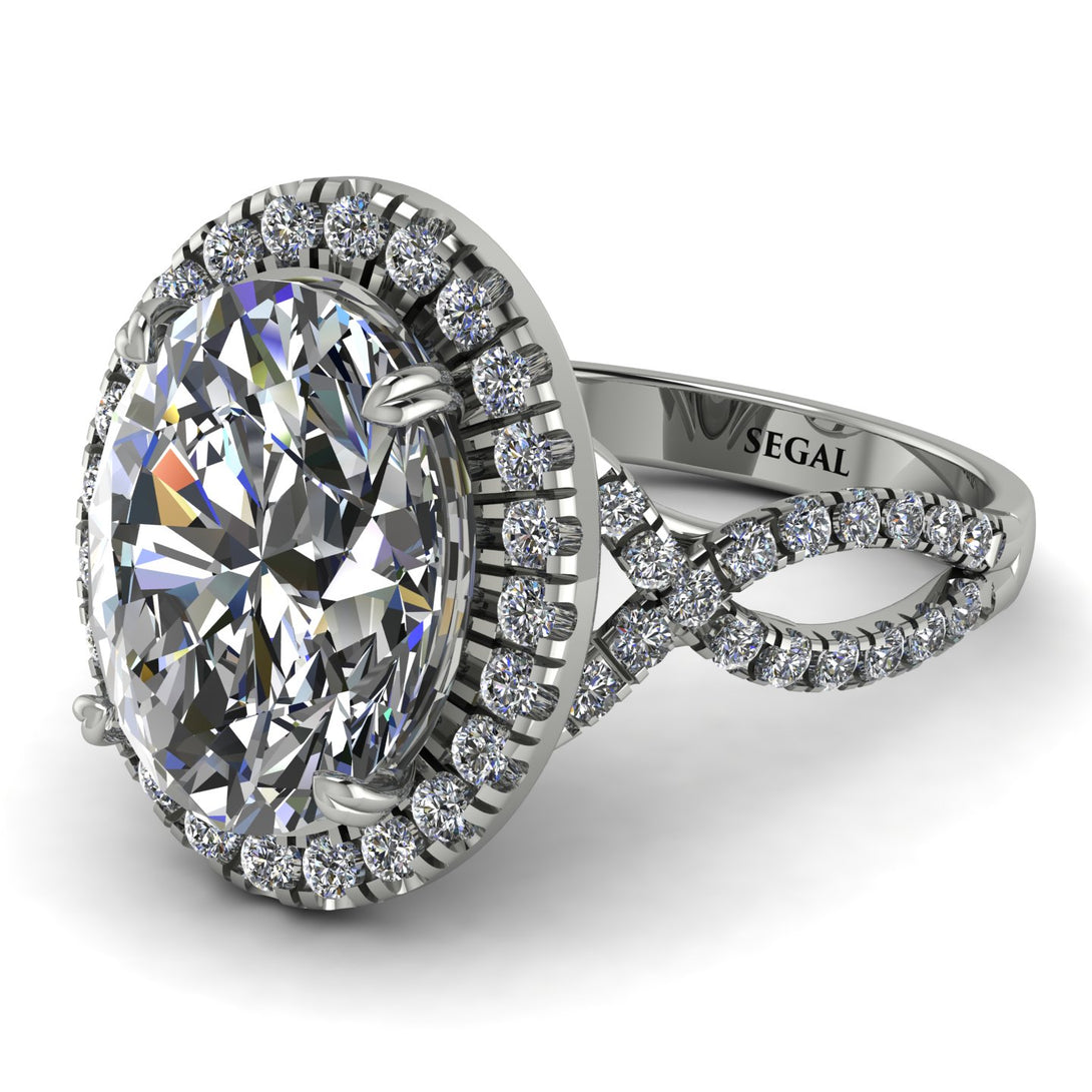 Glamorous Oval Diamond Ring - Jordyn No. 3