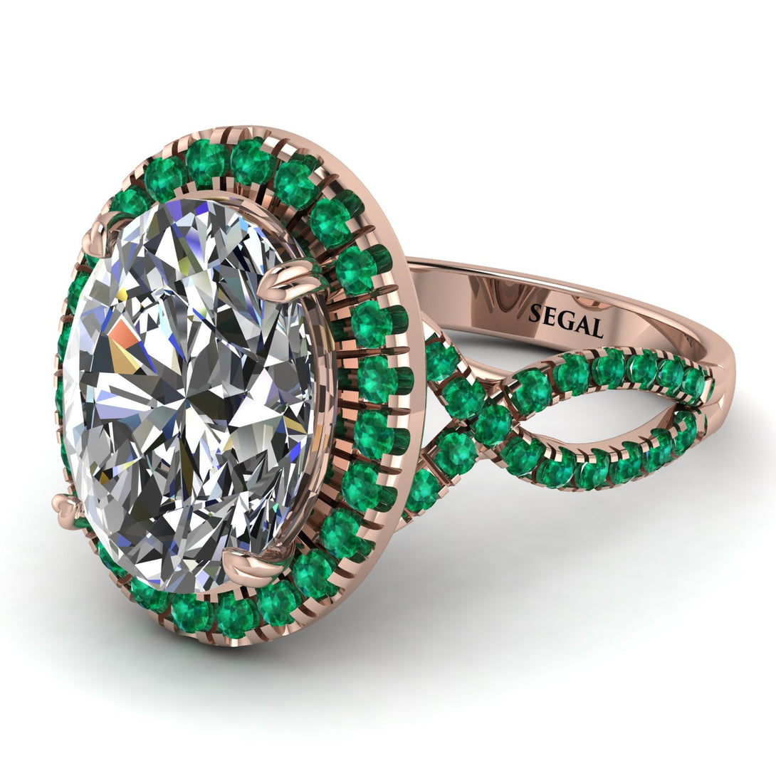 Glamorous Oval Diamond Ring - Jordyn No. 17