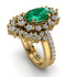 Glamorous Oval Emerald Bridal Set - Emily No. 4 image 1