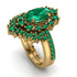 Glamorous Oval Emerald Bridal Set - Emily No. 19 image 1