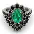 Glamorous Oval Emerald Bridal Set - Emily No. 36 image 2