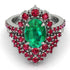 Glamorous Oval Emerald Bridal Set - Emily No. 51 image 2