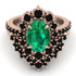 Glamorous Oval Emerald Bridal Set - Emily No. 35 image 2