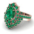 Glamorous Oval Emerald Bridal Set - Emily No. 20 image 3