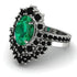 Glamorous Oval Emerald Bridal Set - Emily No. 36 image 3