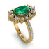 Glamorous Oval Emerald Ring - Emily No. 4 image 1