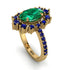 Glamorous Oval Emerald Ring - Emily No. 64 image 1