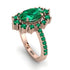 Glamorous Oval Emerald Ring - Emily No. 20 image 1