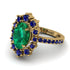 Glamorous Oval Emerald Ring - Emily No. 64 image 3