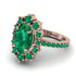 Glamorous Oval Emerald Ring - Emily No. 20 image 3