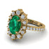 Glamorous Oval Emerald Ring - Emily No. 4 image 3