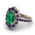 Glamorous Oval Emerald Ring - Emily No. 65 image 3