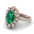 Glamorous Oval Emerald Ring - Emily No. 5 image 3