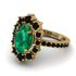 Glamorous Oval Emerald Ring - Emily No. 34 image 3