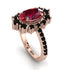Glamorous Oval Ruby Ring - Emily No. 41 image 1