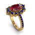 Glamorous Oval Ruby Ring - Emily No. 70 image 1