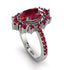 Glamorous Oval Ruby Ring - Emily No. 57 image 1