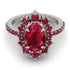 Glamorous Oval Ruby Ring - Emily No. 57 image 2