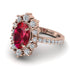 Glamorous Oval Ruby Ring - Emily No. 11 image 3