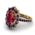 Glamorous Oval Ruby Ring - Emily No. 70 image 3