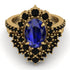 Glamorous Oval Sapphire Bridal Set - Emily No. 43 image 2