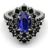 Glamorous Oval Sapphire Bridal Set - Emily No. 45 image 2