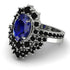 Glamorous Oval Sapphire Bridal Set - Emily No. 45 image 3