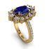 Glamorous Oval Sapphire Ring - Emily No. 13 image 1