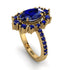 Glamorous Oval Sapphire Ring - Emily No. 73 image 1