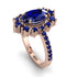 Glamorous Oval Sapphire Ring - Emily No. 74 image 1