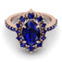 Glamorous Oval Sapphire Ring - Emily No. 74 image 2