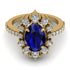 Glamorous Oval Sapphire Ring - Emily No. 13 image 2