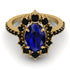 Glamorous Oval Sapphire Ring - Emily No. 43 image 2