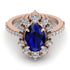 Glamorous Oval Sapphire Ring - Emily No. 14 image 2