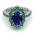 Glamorous Oval Sapphire Ring - Emily No. 30 image 2