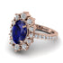 Glamorous Oval Sapphire Ring - Emily No. 14 image 3