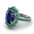 Glamorous Oval Sapphire Ring - Emily No. 30 image 3
