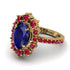 Glamorous Oval Sapphire Ring - Emily No. 58 image 3
