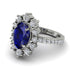 Glamorous Oval Sapphire Ring - Emily No. 15 image 3