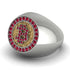 Glamorous Ruby Bitcoin Ring - Dominic No. 30 image 3