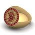 Glamorous Ruby Bitcoin Ring - Dominic No. 28 image 3