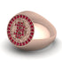 Glamorous Ruby Bitcoin Ring - Dominic No. 32 image 3