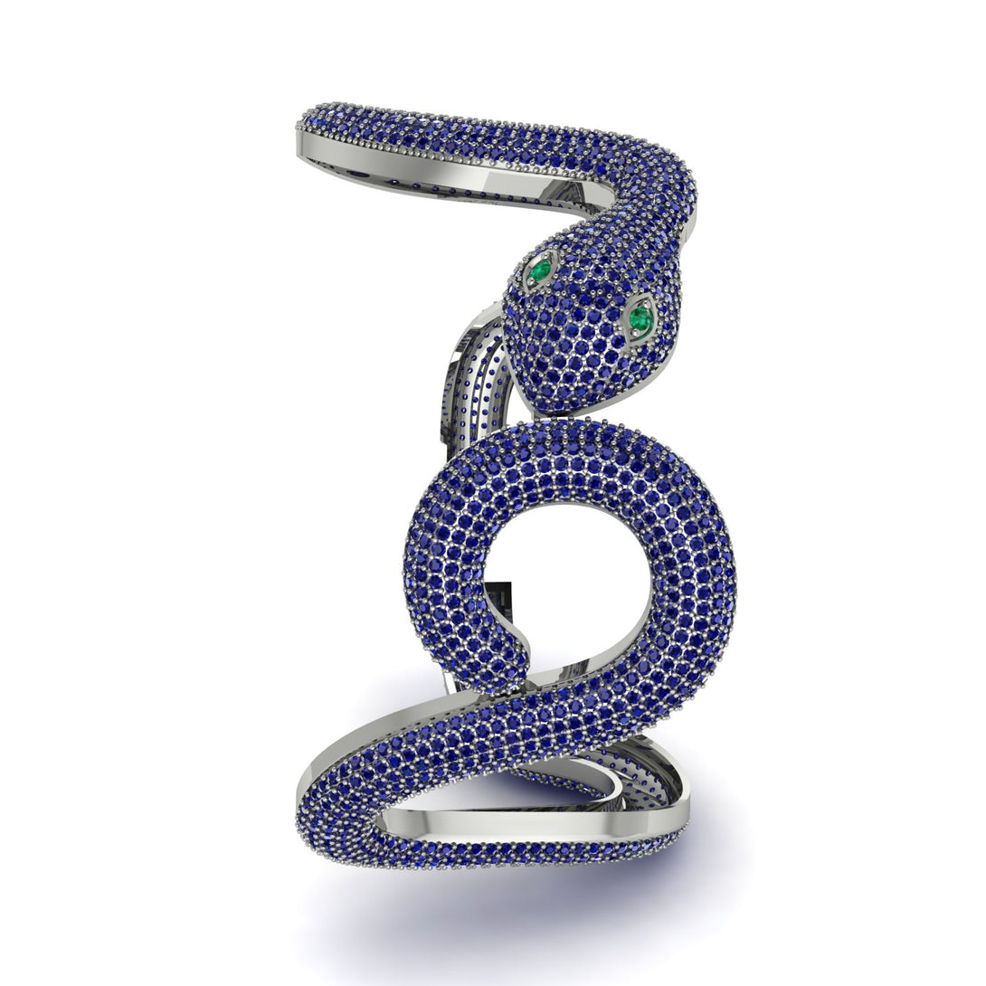 Gorgeous Sapphire Snake Bracelet - Ronald No. 21