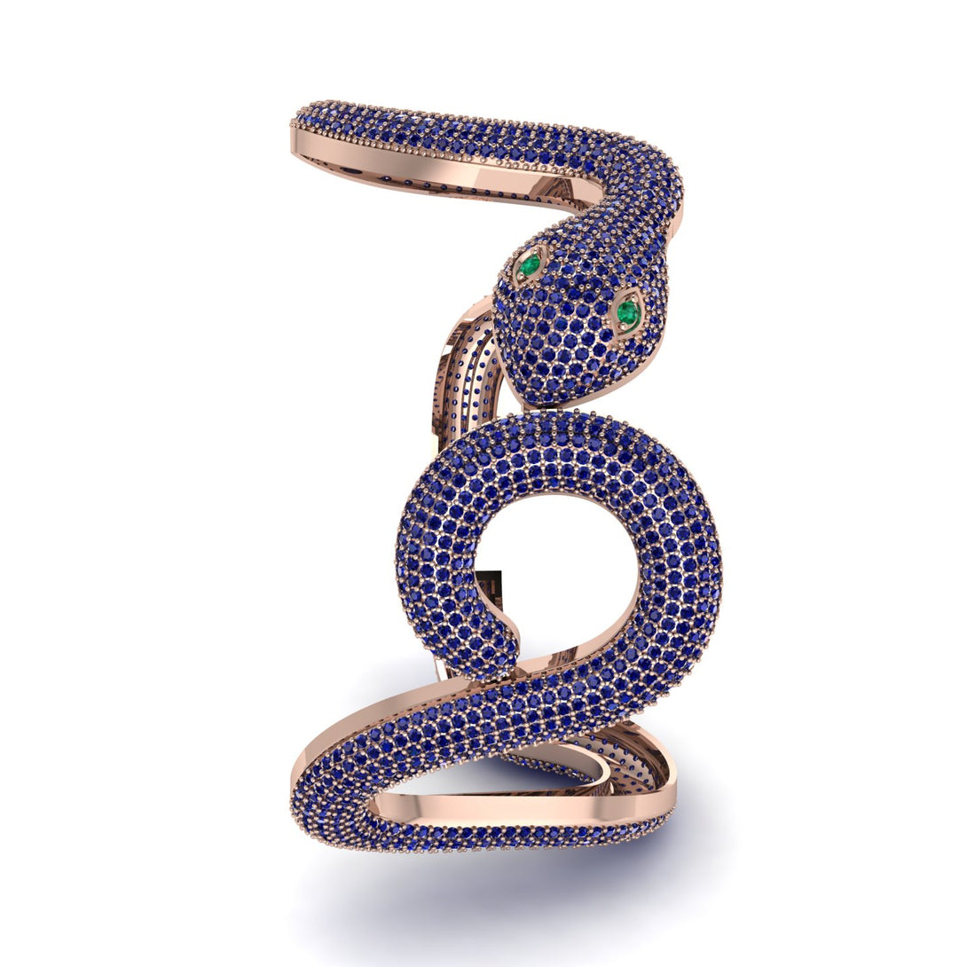Gorgeous Sapphire Snake Bracelet - Ronald No. 20