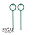 Hanging Circle Emerald Earrings - Lilah No. 6 image 11