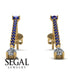 Hanging Oval Diamond Earrings - Tatiana No. 13 image 11